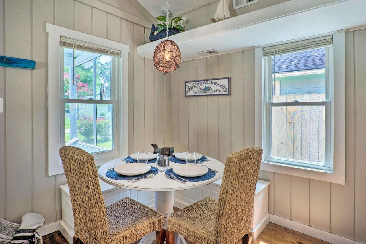 Chic Cottage With Private Yard Steps To Beach! 콜로니얼 비치 외부 사진